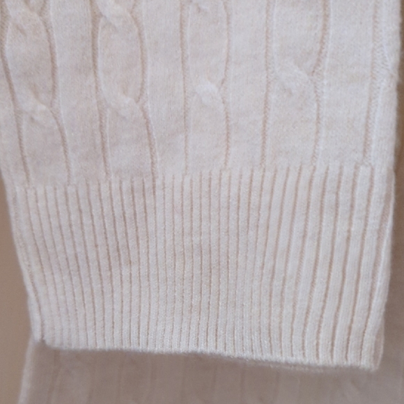 A New Day Ivory Cable Knit Cardigan - Picture 4 of 4